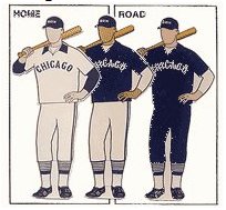 chicago white sox uniforms a1980