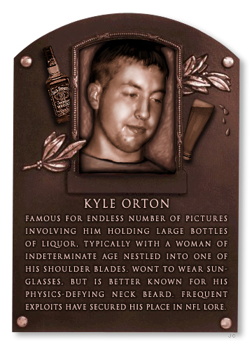 kyle orton hof plaque