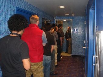 Target Field Bathroom Line