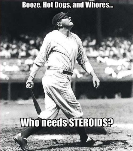babe ruth steroids