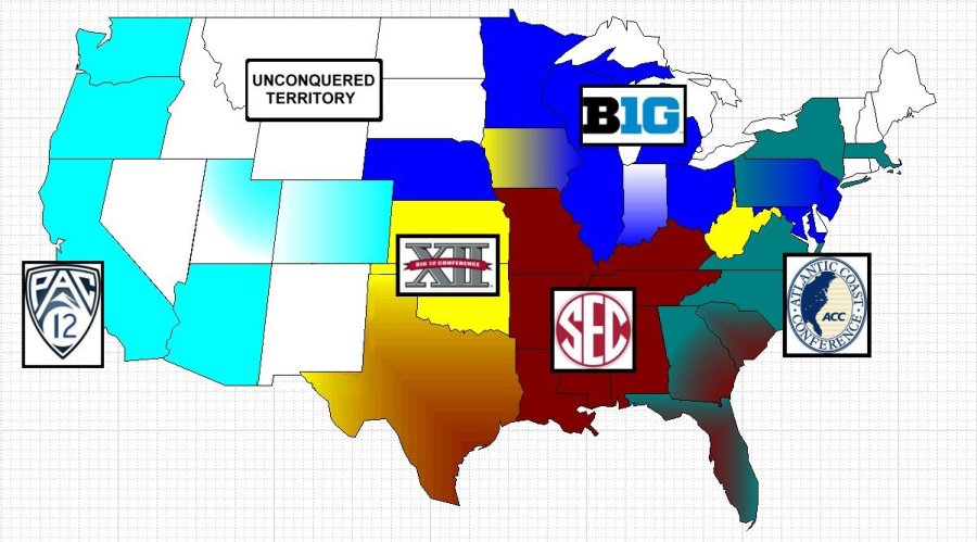 NCAA Conference Risk Map 2012