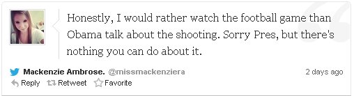 tweet aganist obama speech