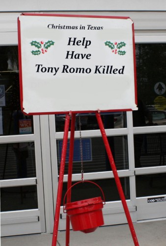 tony romo salvation army