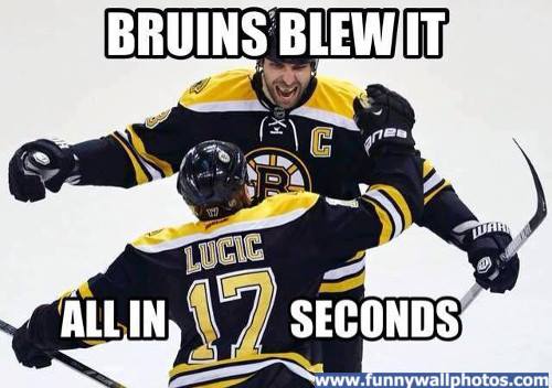 bruins blew it