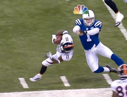 pat mcaffee hitting trindon holliday