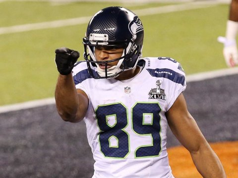 doug baldwin football helmet 2018 Panini Donruss Optic Prizm Card 33/149 The Best Thing About The