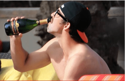 michael phelps drinking