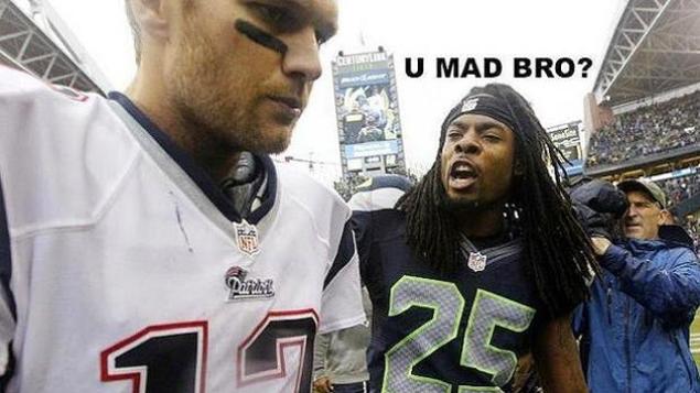 richard sherman u mad bro
