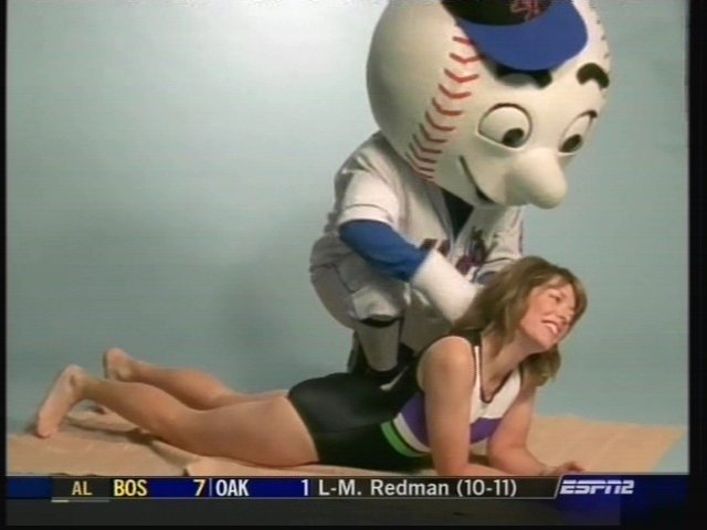 linda cohn mr met rubdown