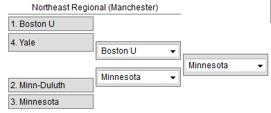 Frozen Four Northeast Region 2015