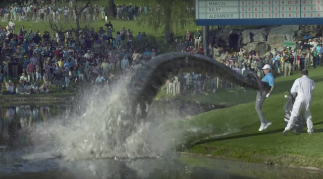 kraken in the water hazard