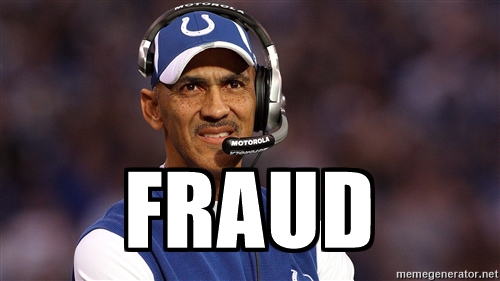 tony dungy fraud