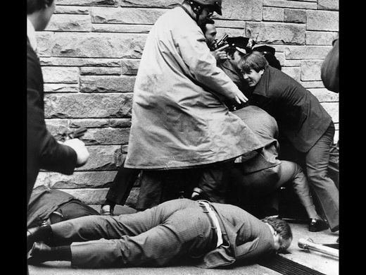 At least Tom Brady knows how to avoid taking a shot.