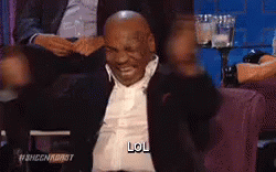 mike tyson laughing